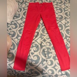 Express Bold Pink Skinny Jean Size: 6